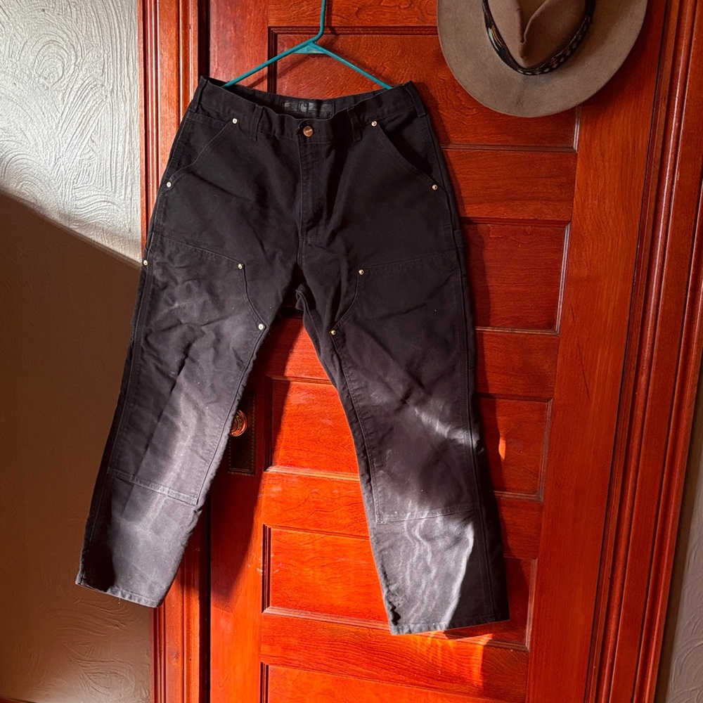 Carhartt  B01 FIRM DUCK DOUBLE-FRONT DUNGAREE 32x30 not 34/28 mistagged